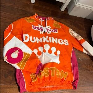 Dunkings authentic quarter zip track jacket from superbowl commercial